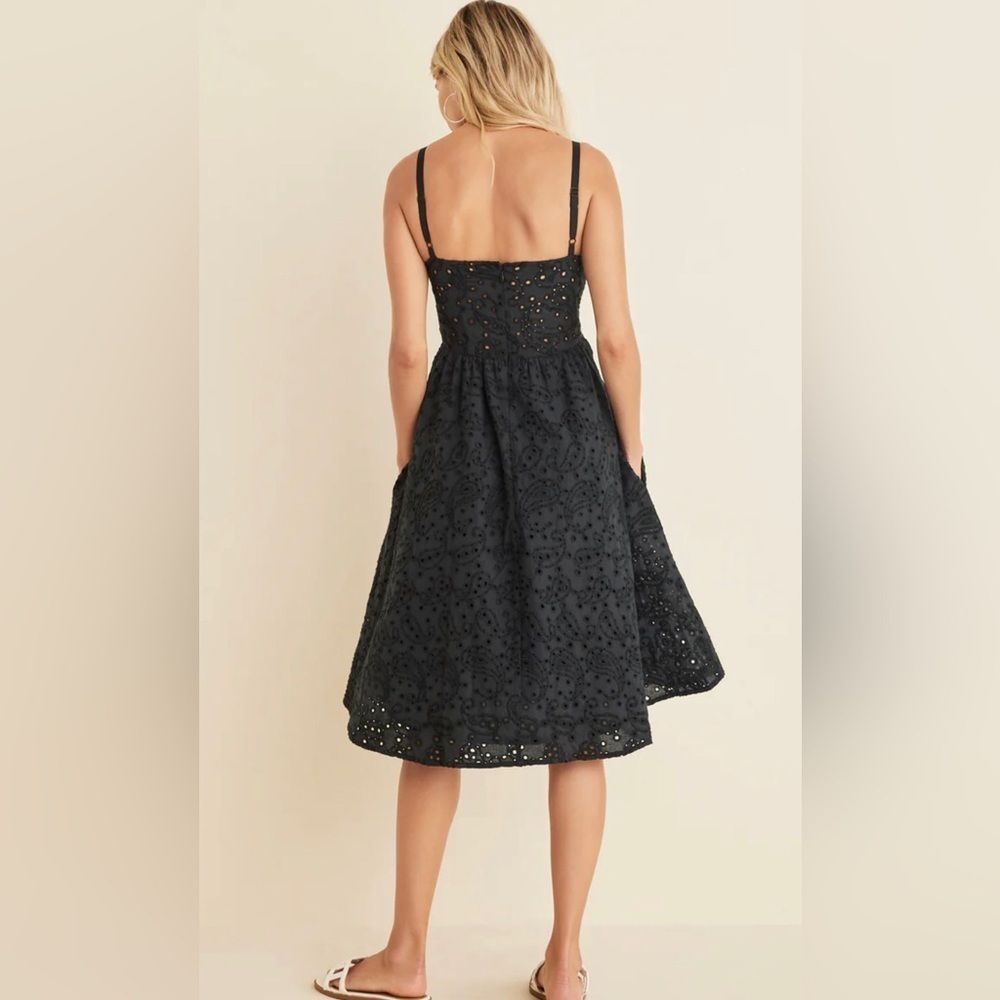 VENUS Black Eyelet Dress NWOT Several sizes - Picture 2 of 14